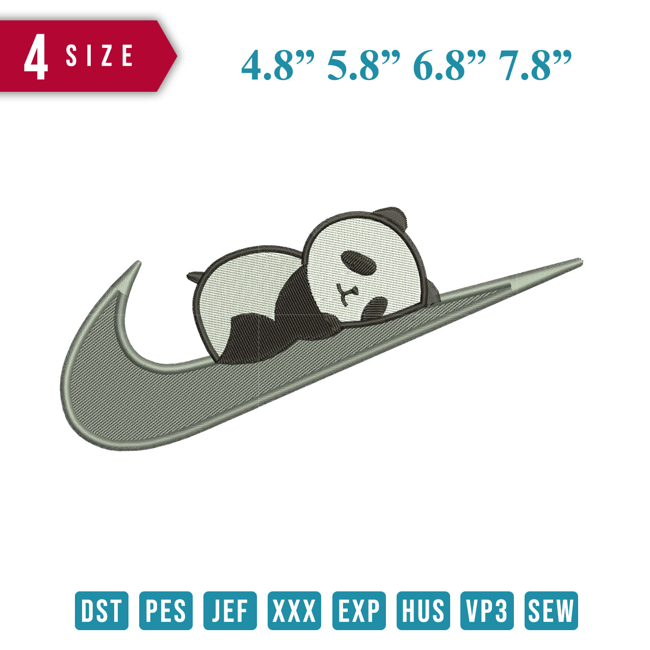 Swoosh Panda Sleeping
