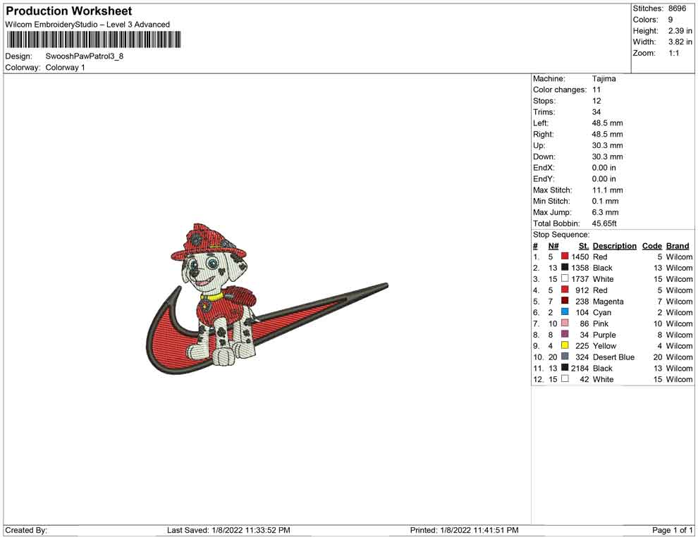 Swoosh Paw Patrol