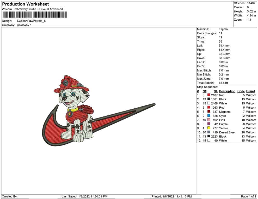 Swoosh Paw Patrol