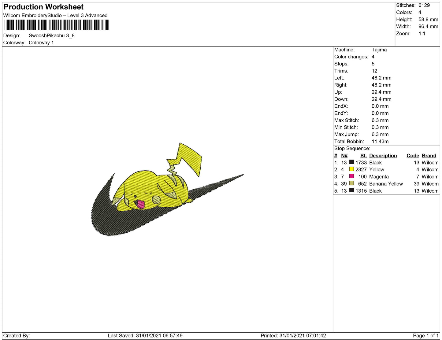swoosh pikachu