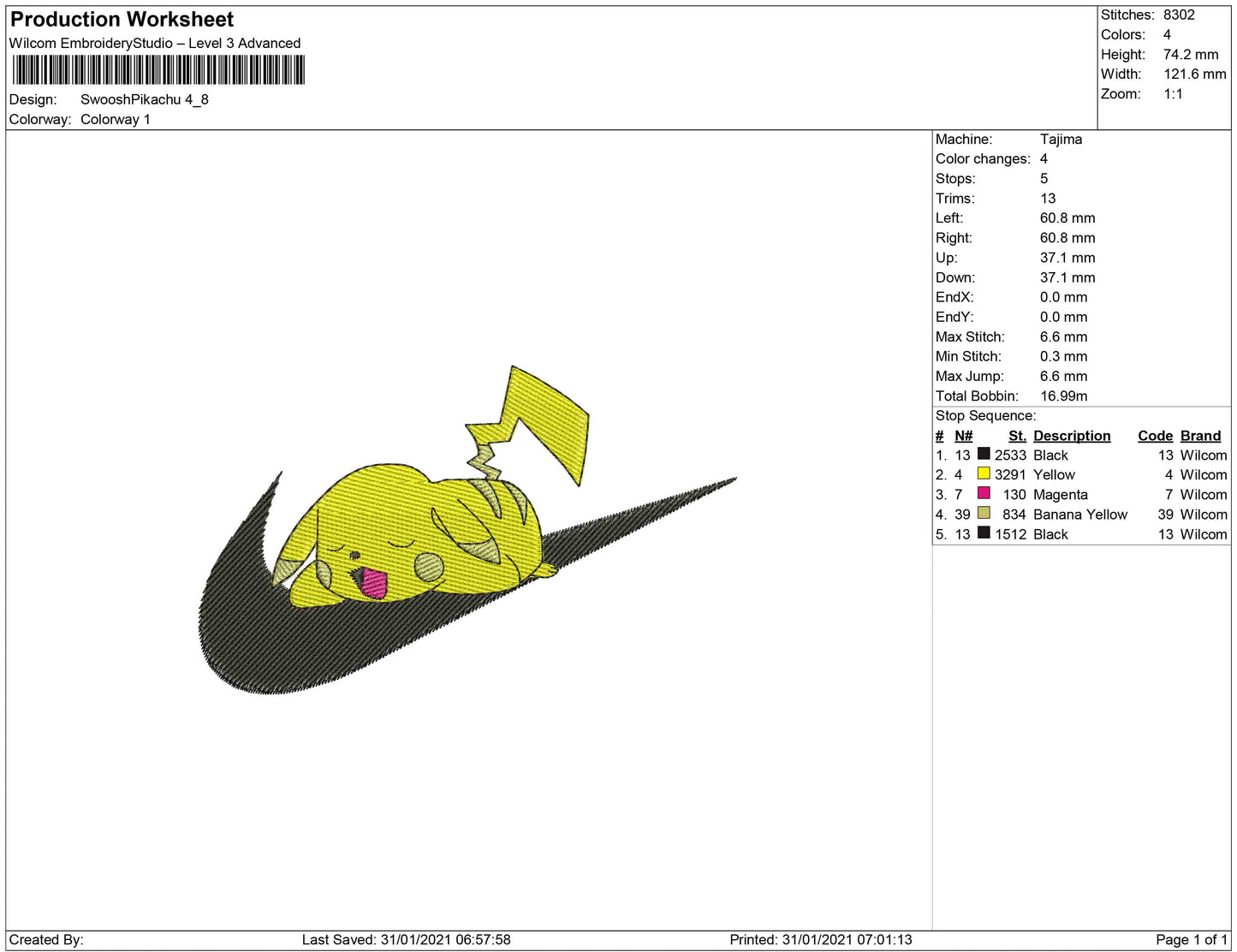 swoosh pikachu
