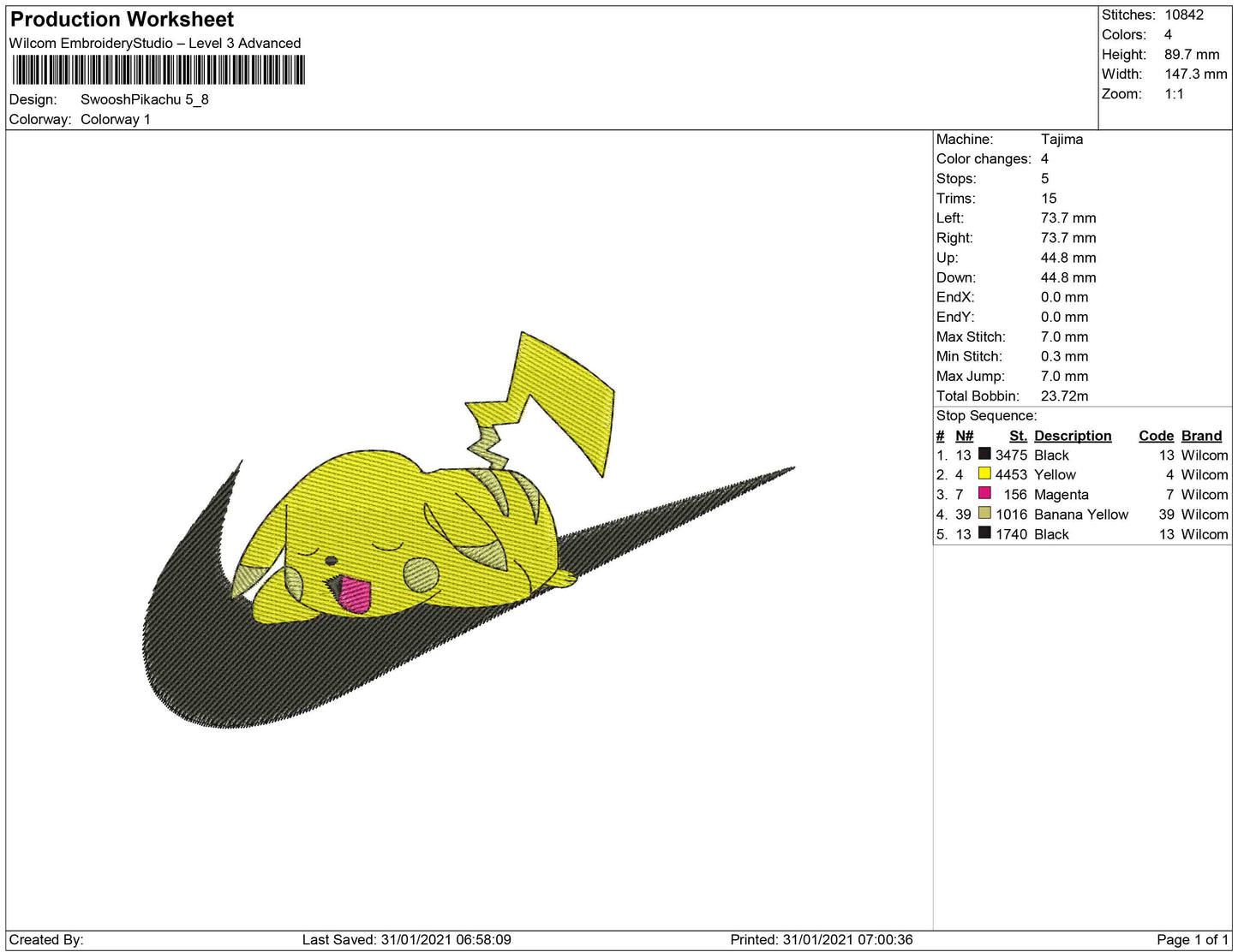 swoosh pikachu