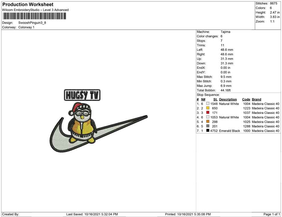 Swoosh Pinguin