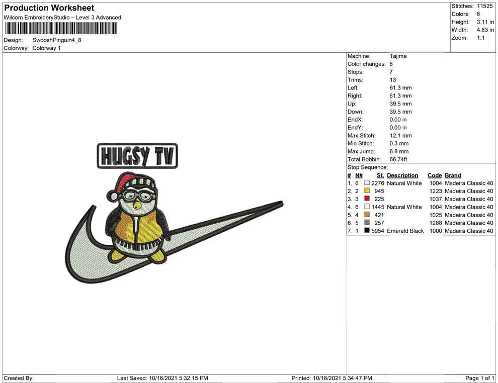 Swoosh Pinguin