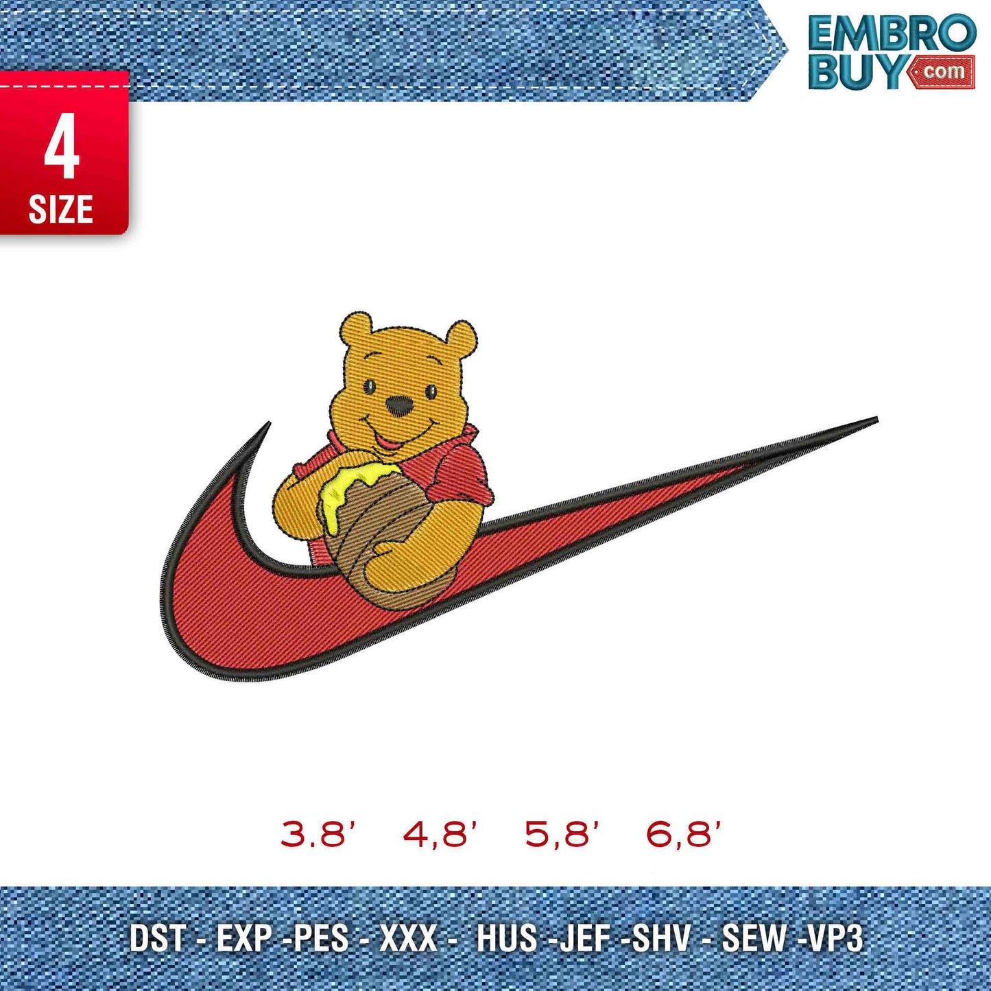 Swoosh Bear Cartoon