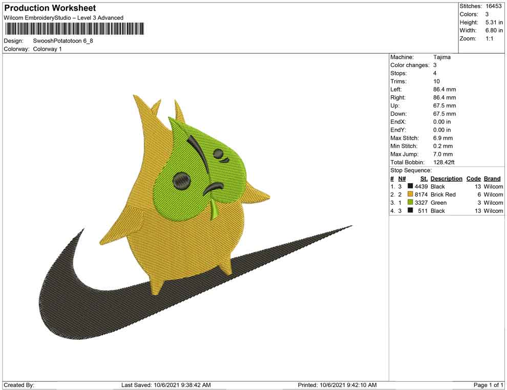 Swoosh potato toon