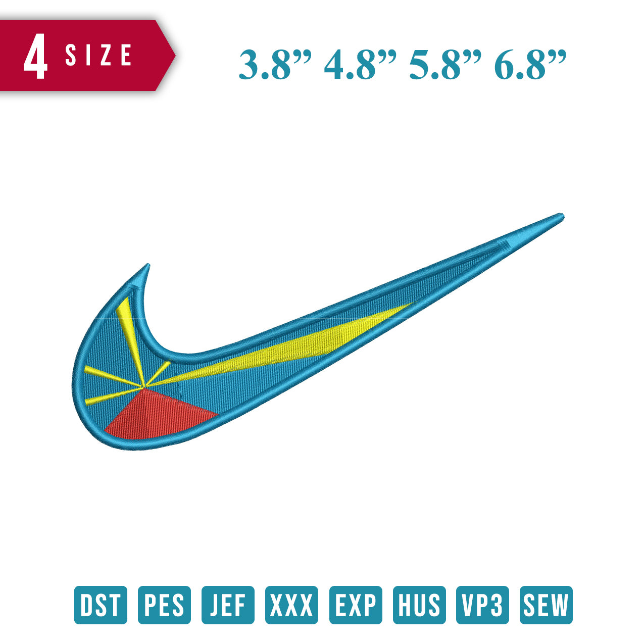 Swoosh Reunion Flag