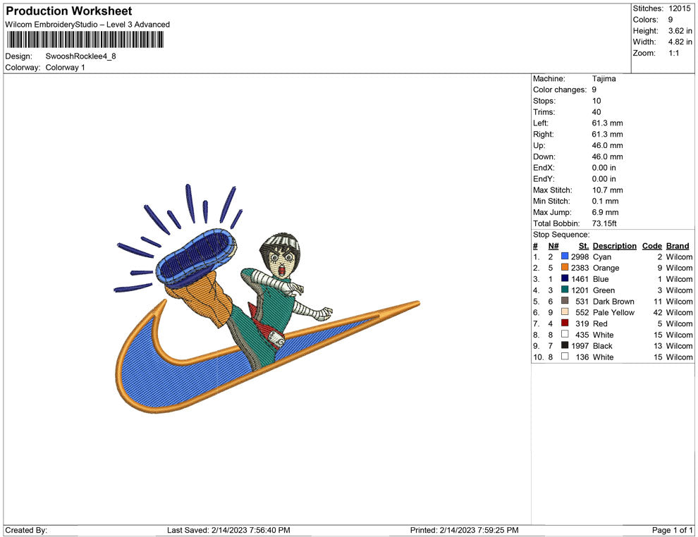 Swoosh Rocklee