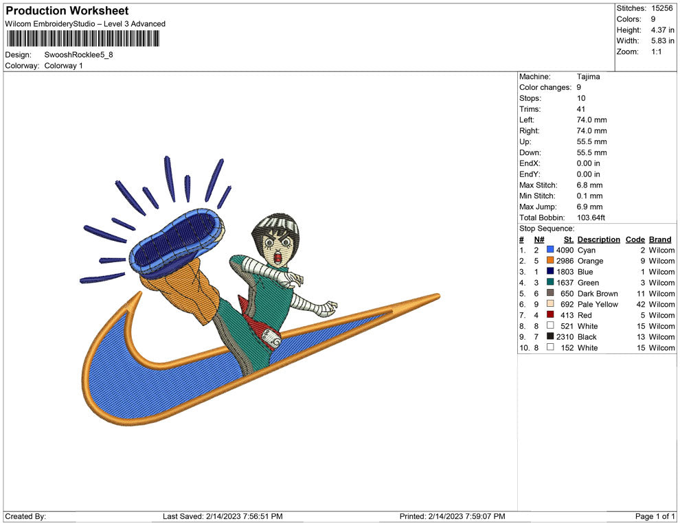 Swoosh Rocklee