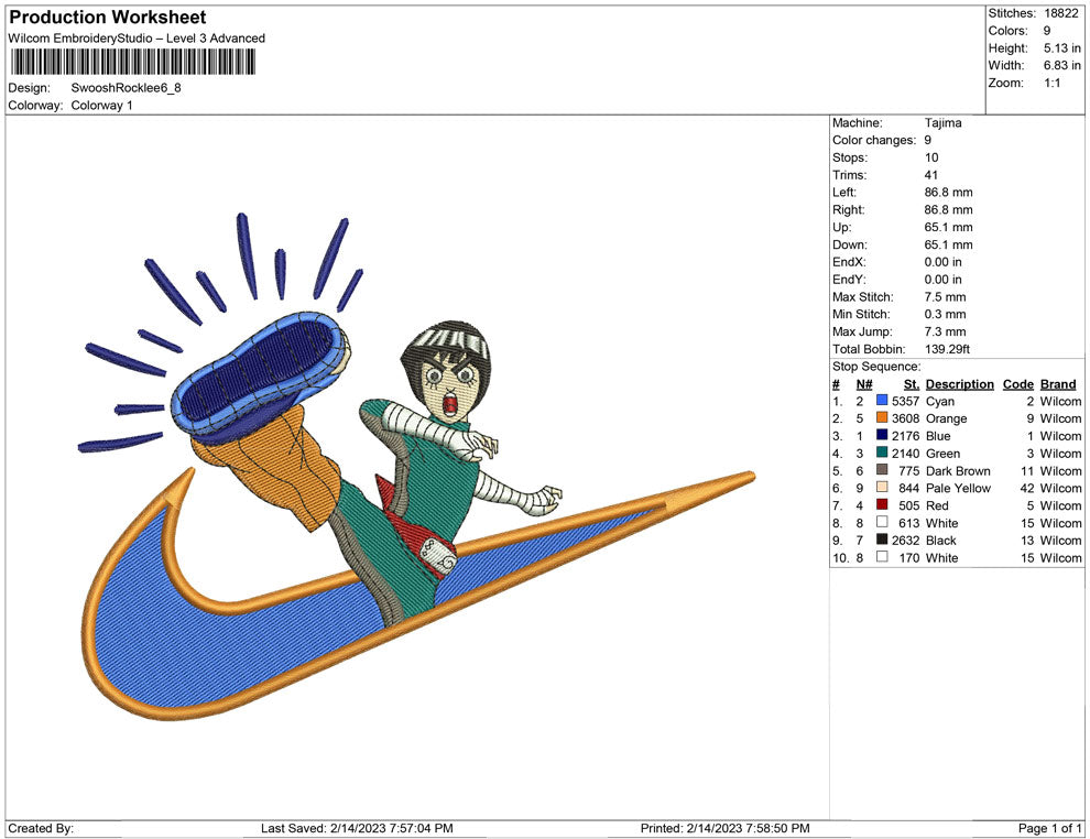 Swoosh Rocklee