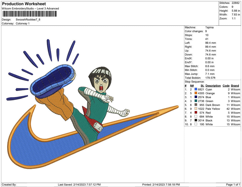 Swoosh Rocklee