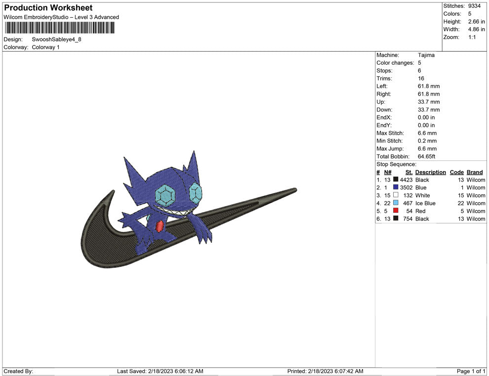 Swoosh Sableye