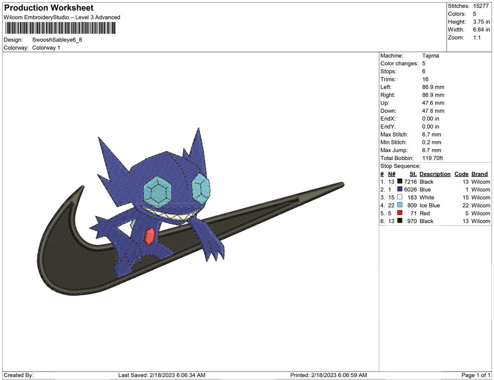 Swoosh Sableye
