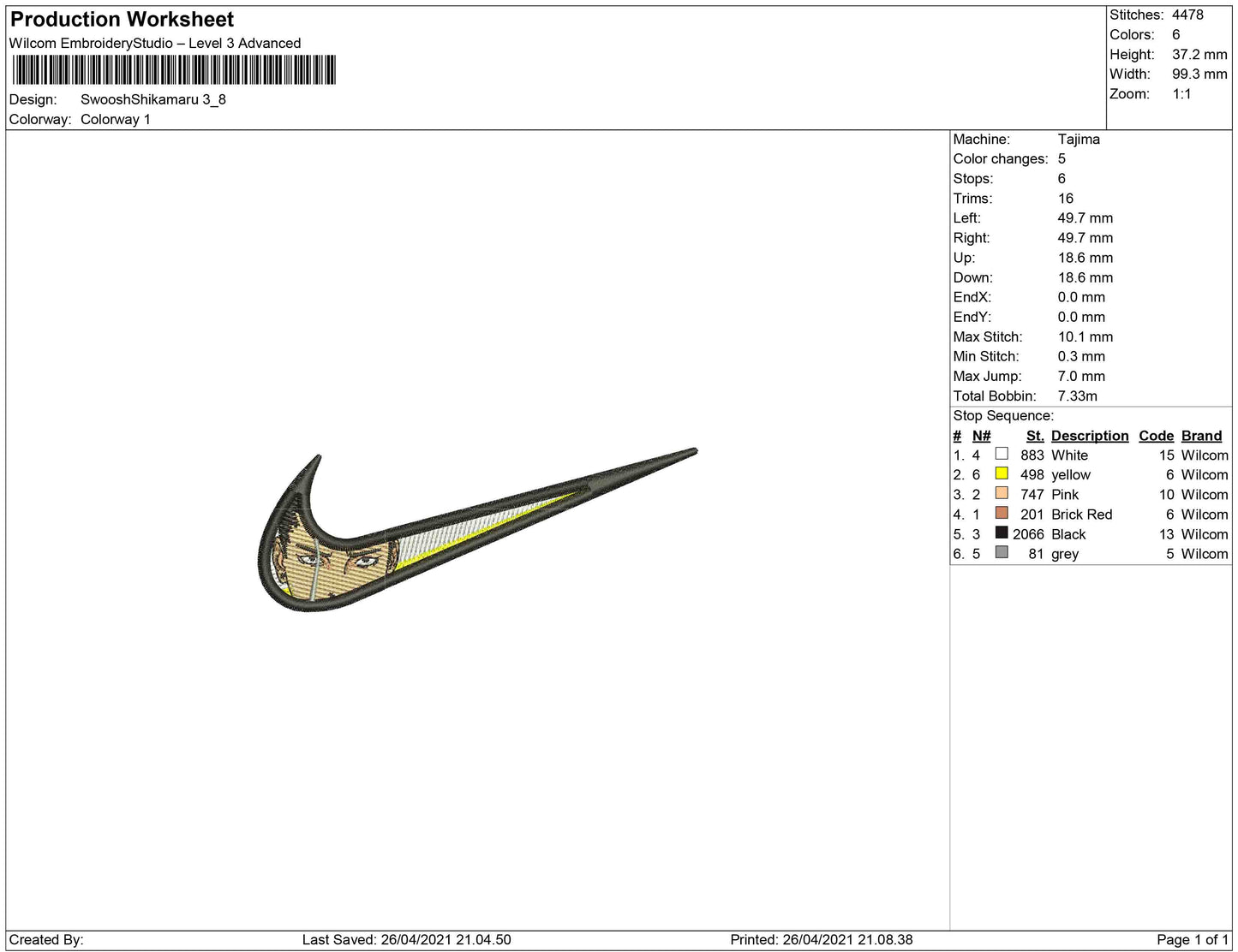 Swoosh Shikamaru