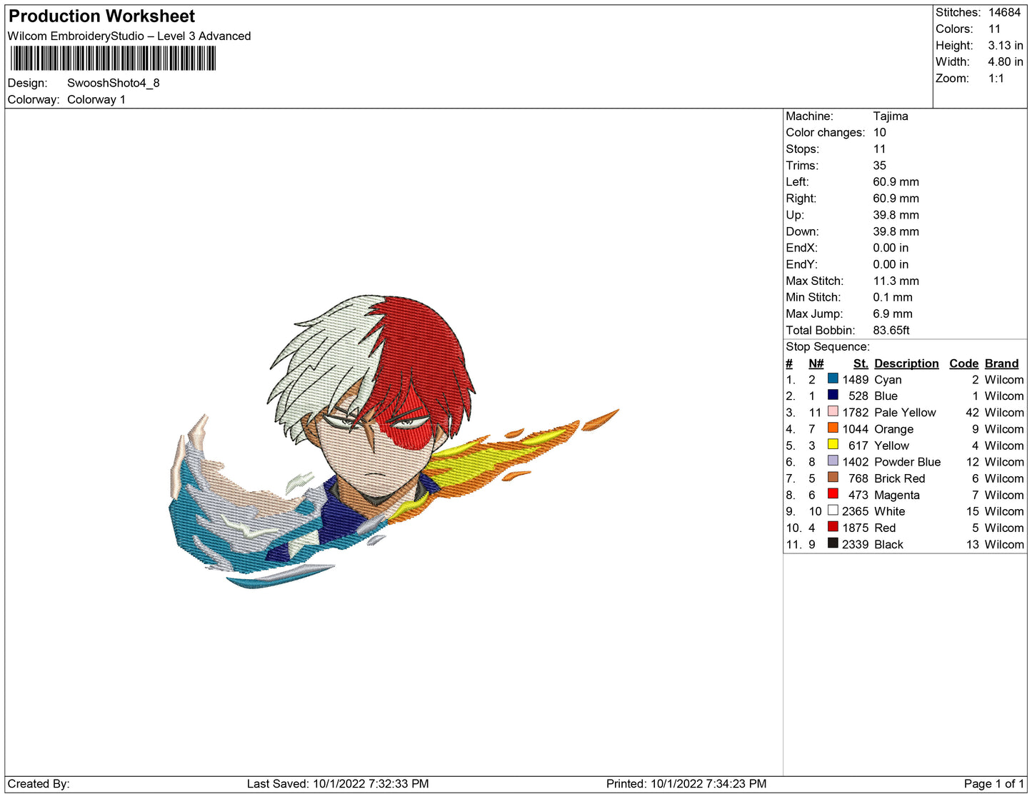Swoosh Shoto Todoroki