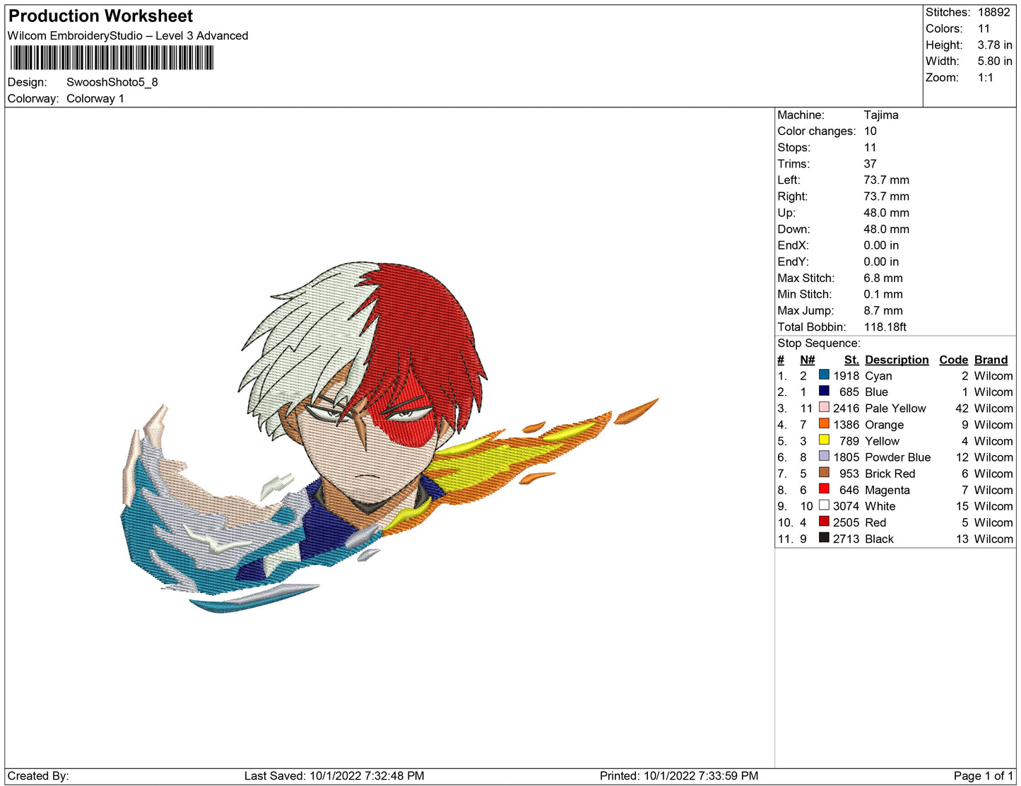 Swoosh Shoto Todoroki