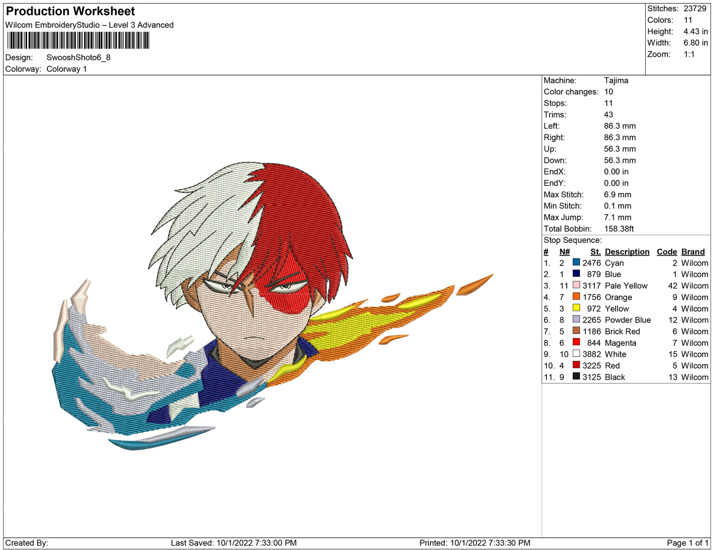 Swoosh Shoto Todoroki