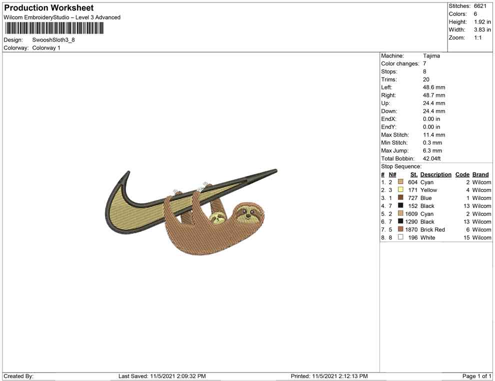 Swoosh Sloth