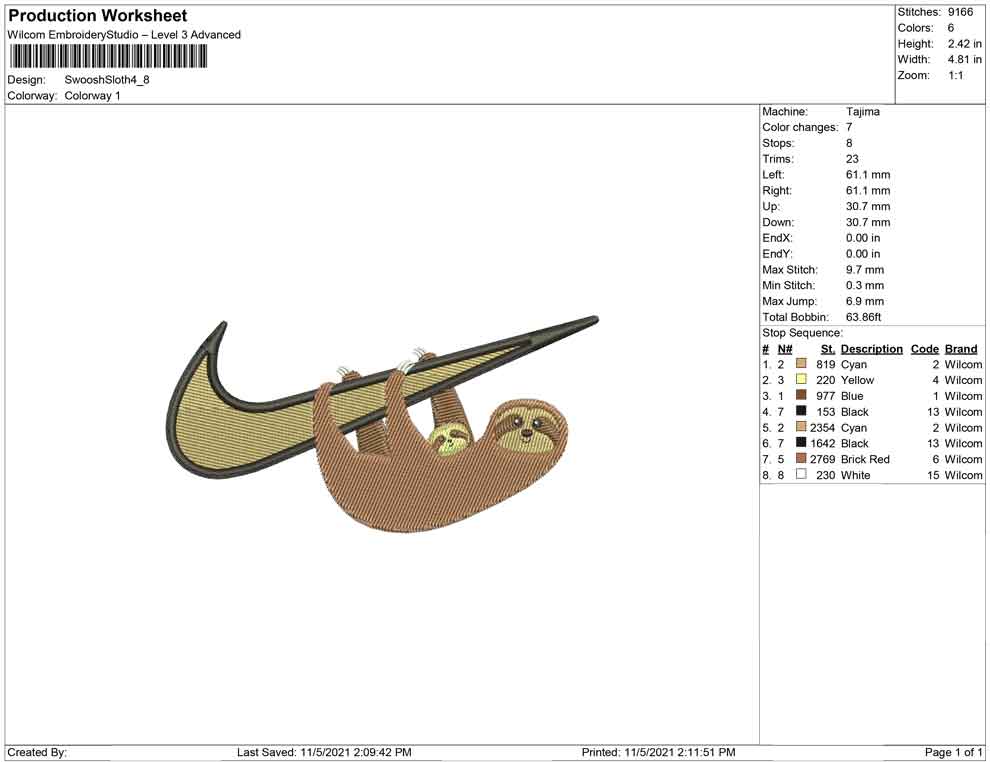 Swoosh Sloth