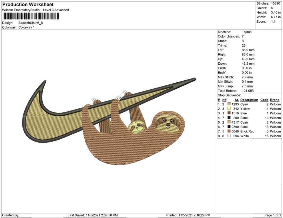 Swoosh Sloth