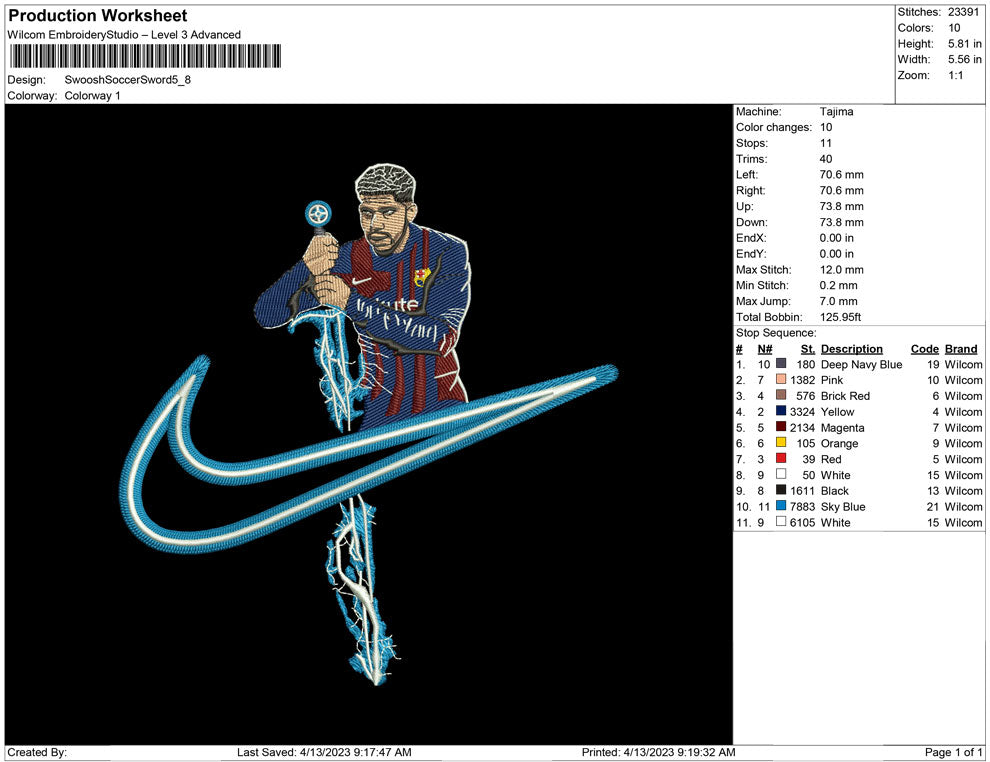 Swoosh Soccer Sword