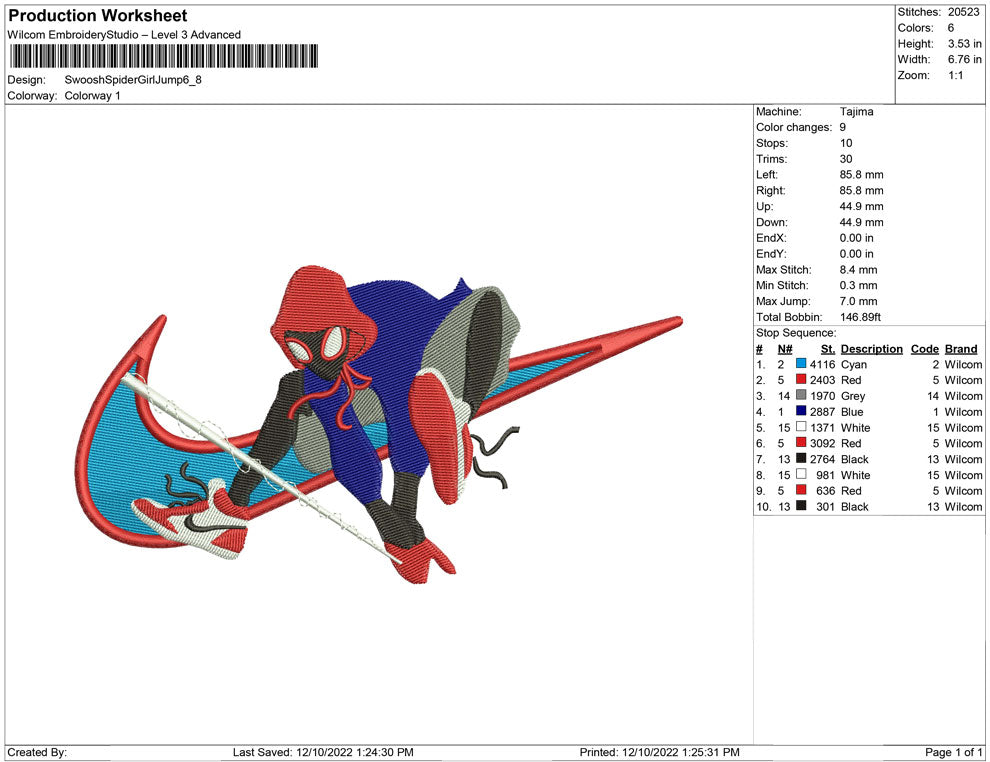 Swoosh SpiderGirl Jump