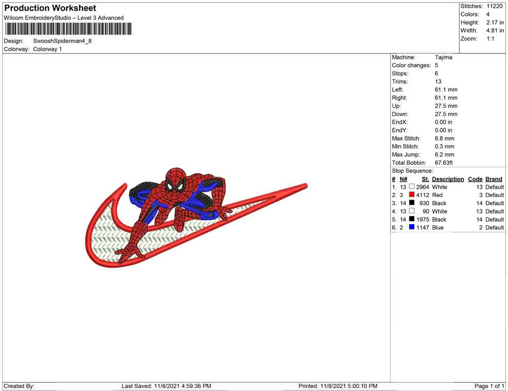 Swoosh Spiderman