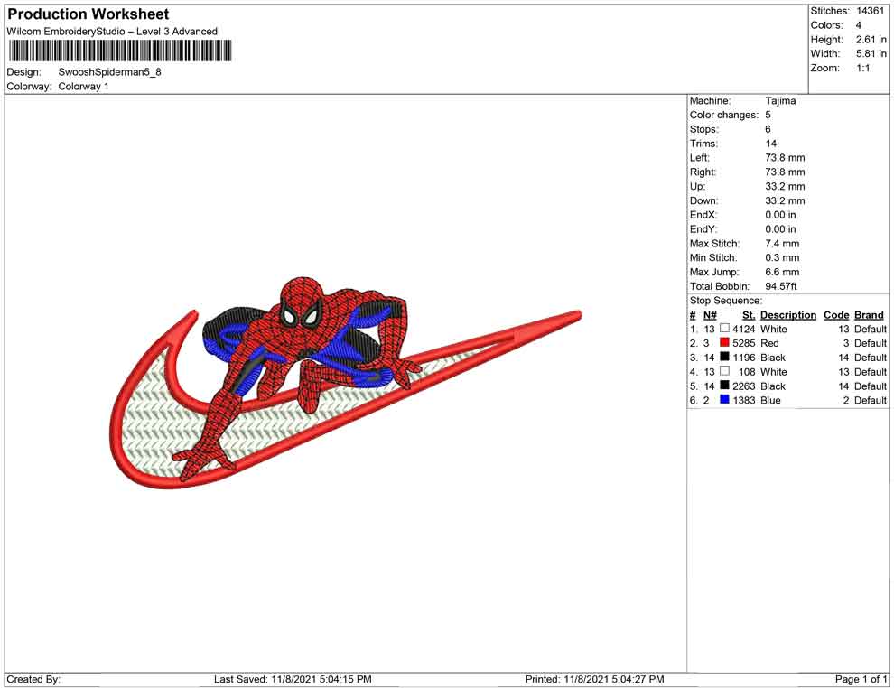 Swoosh Spiderman