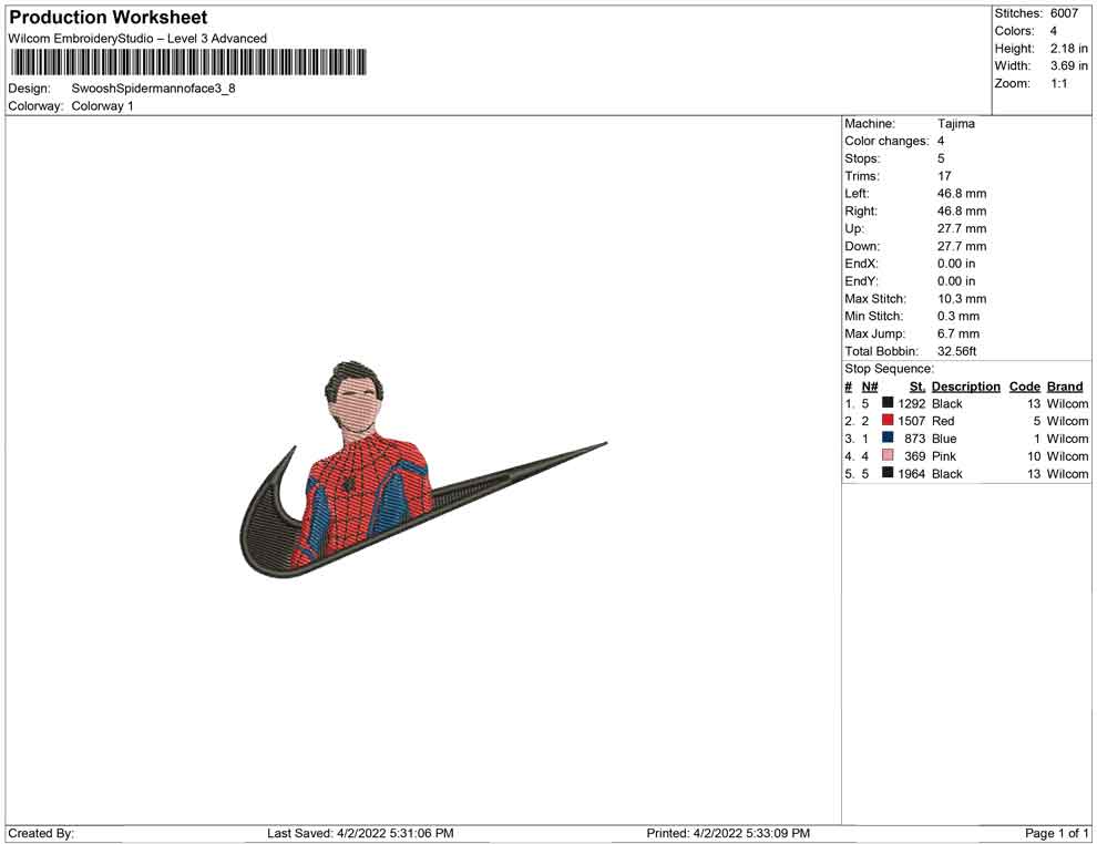 Swoosh Spiderman no face