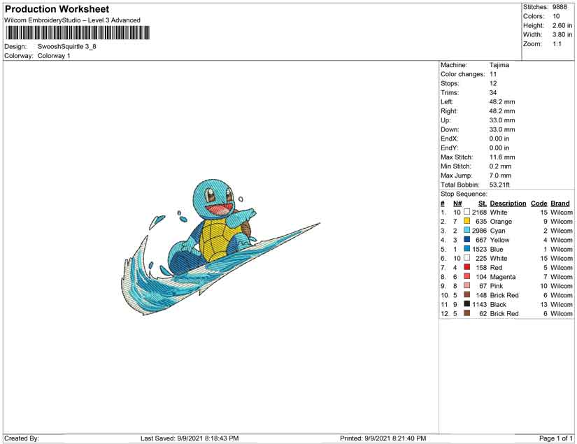 Swoosh Squirtle