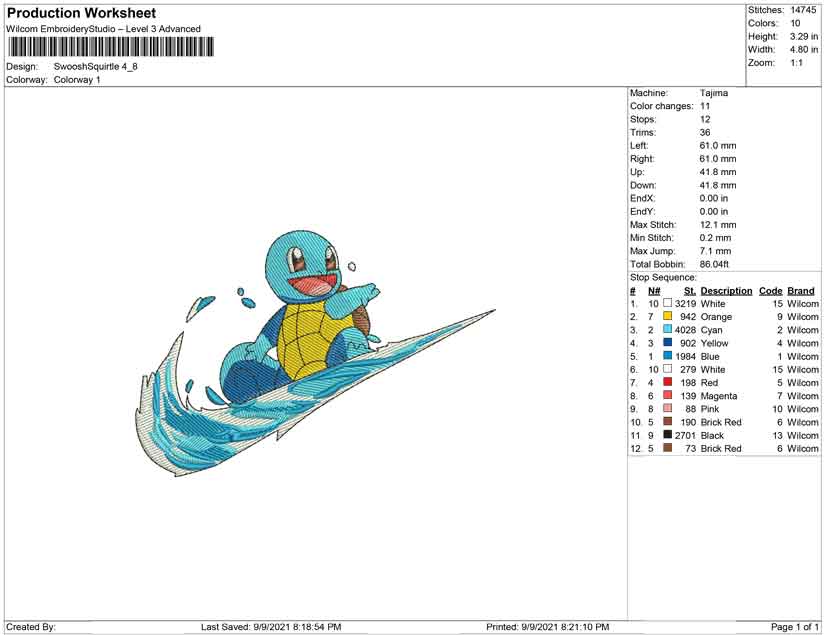Swoosh Squirtle