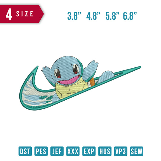 Swoosh Squirtle Happy
