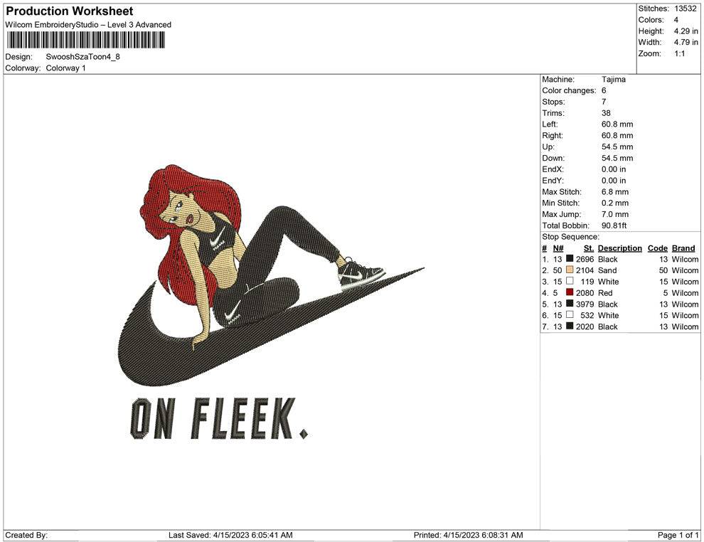 Swoosh SZA toon