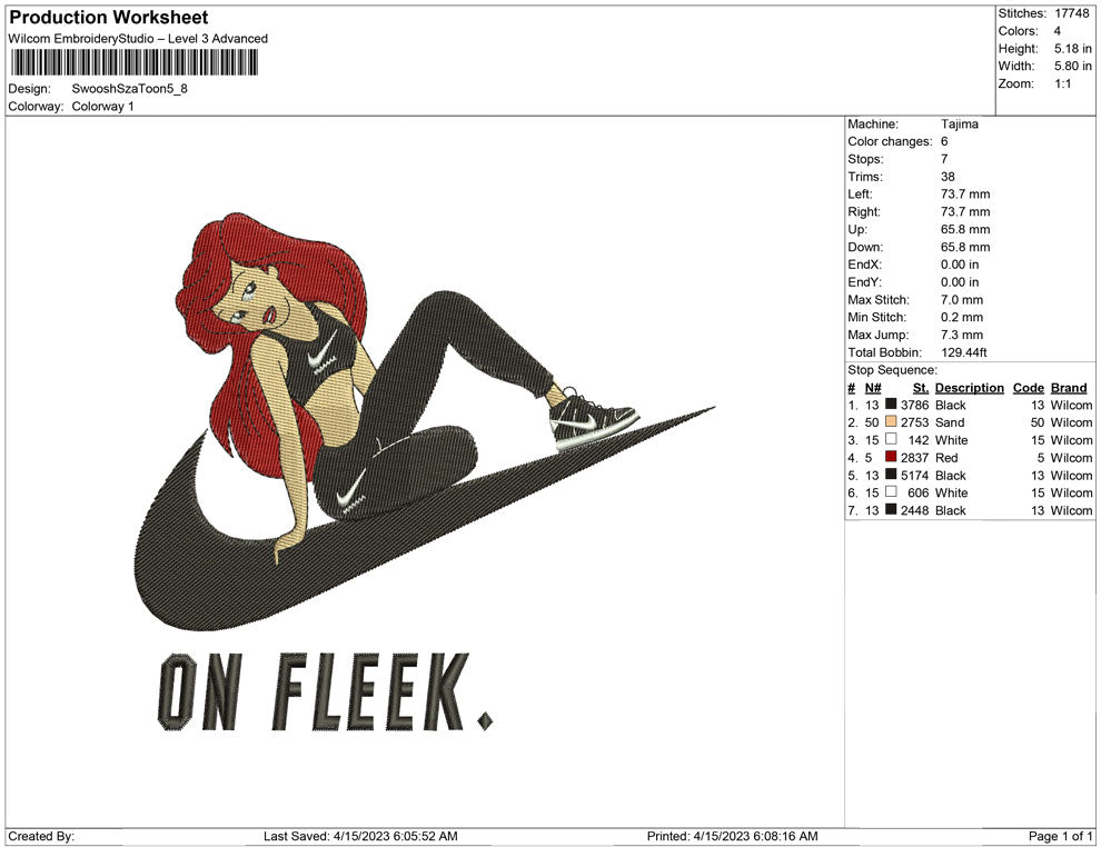 Swoosh SZA toon