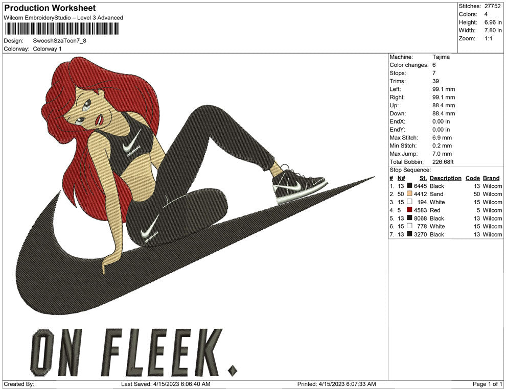 Swoosh SZA toon