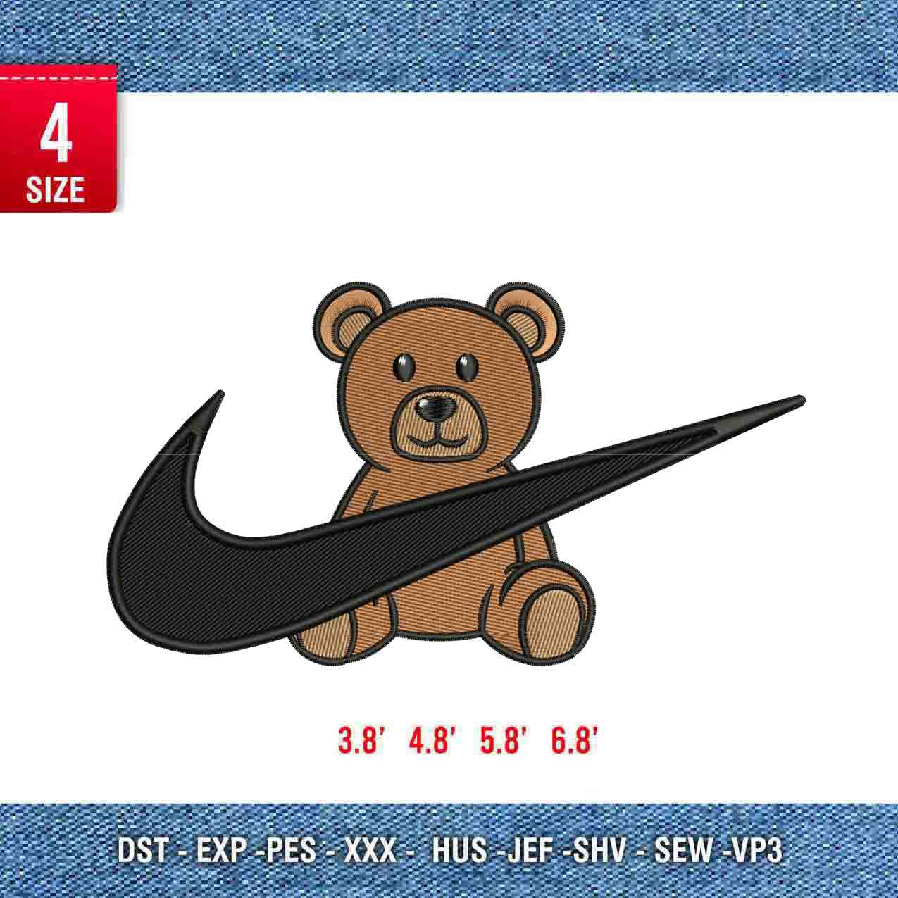 Swoosh Teddy bear