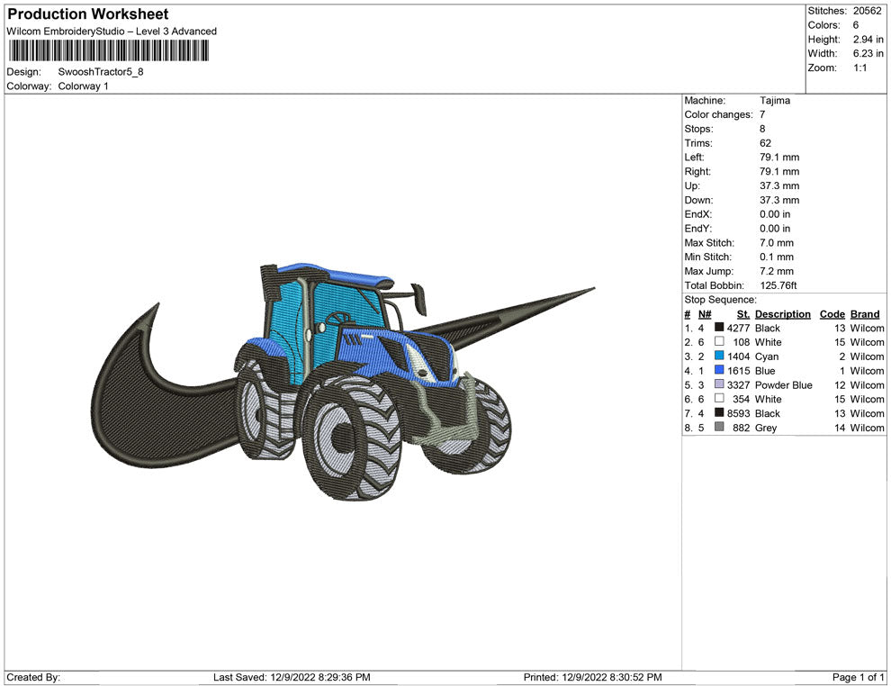 Swoosh Tractor
