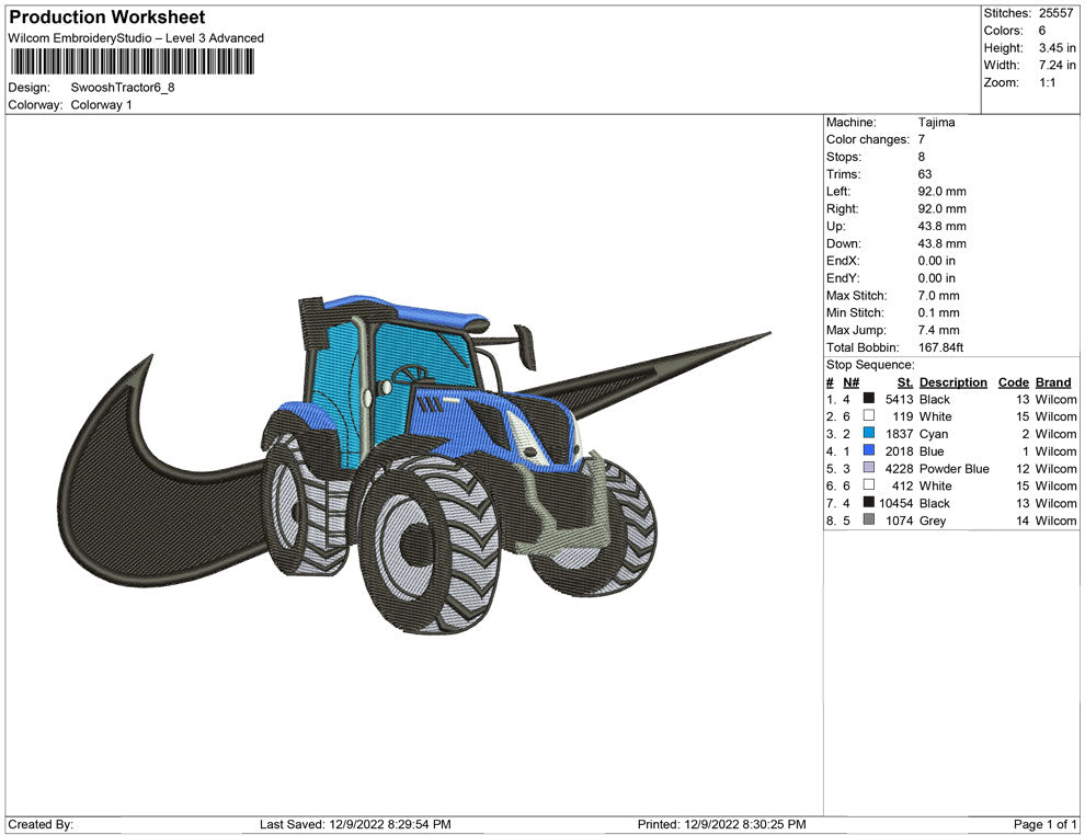 Swoosh Tractor