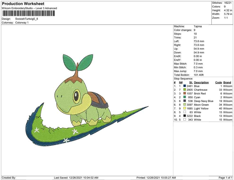 Swoosh turtwig