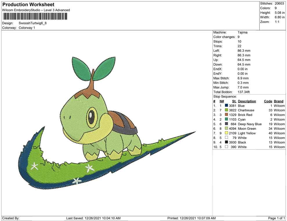 Swoosh turtwig