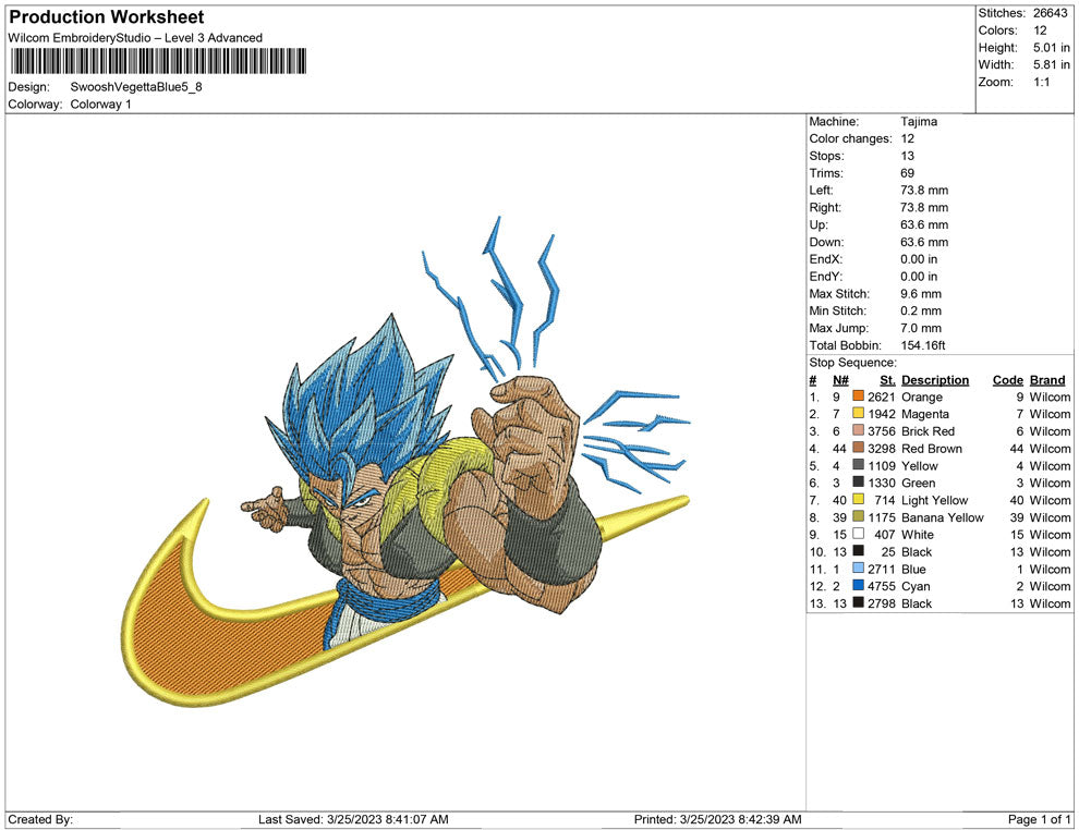 Swoosh Vegeta Blue