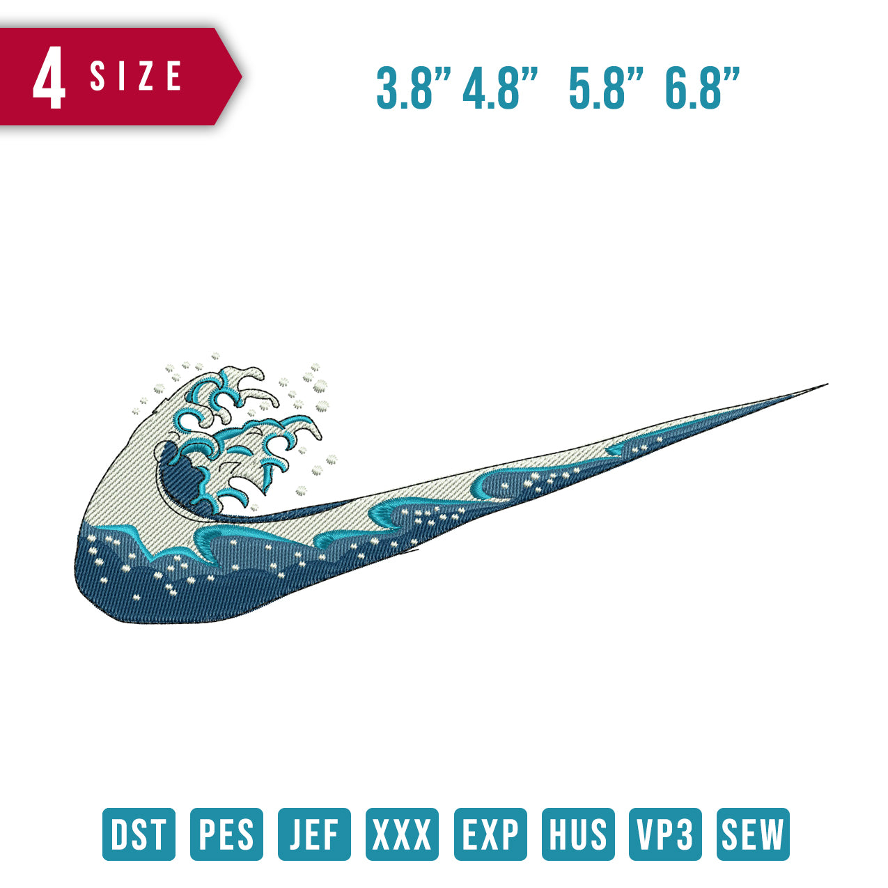 Swoosh Wave Ocean