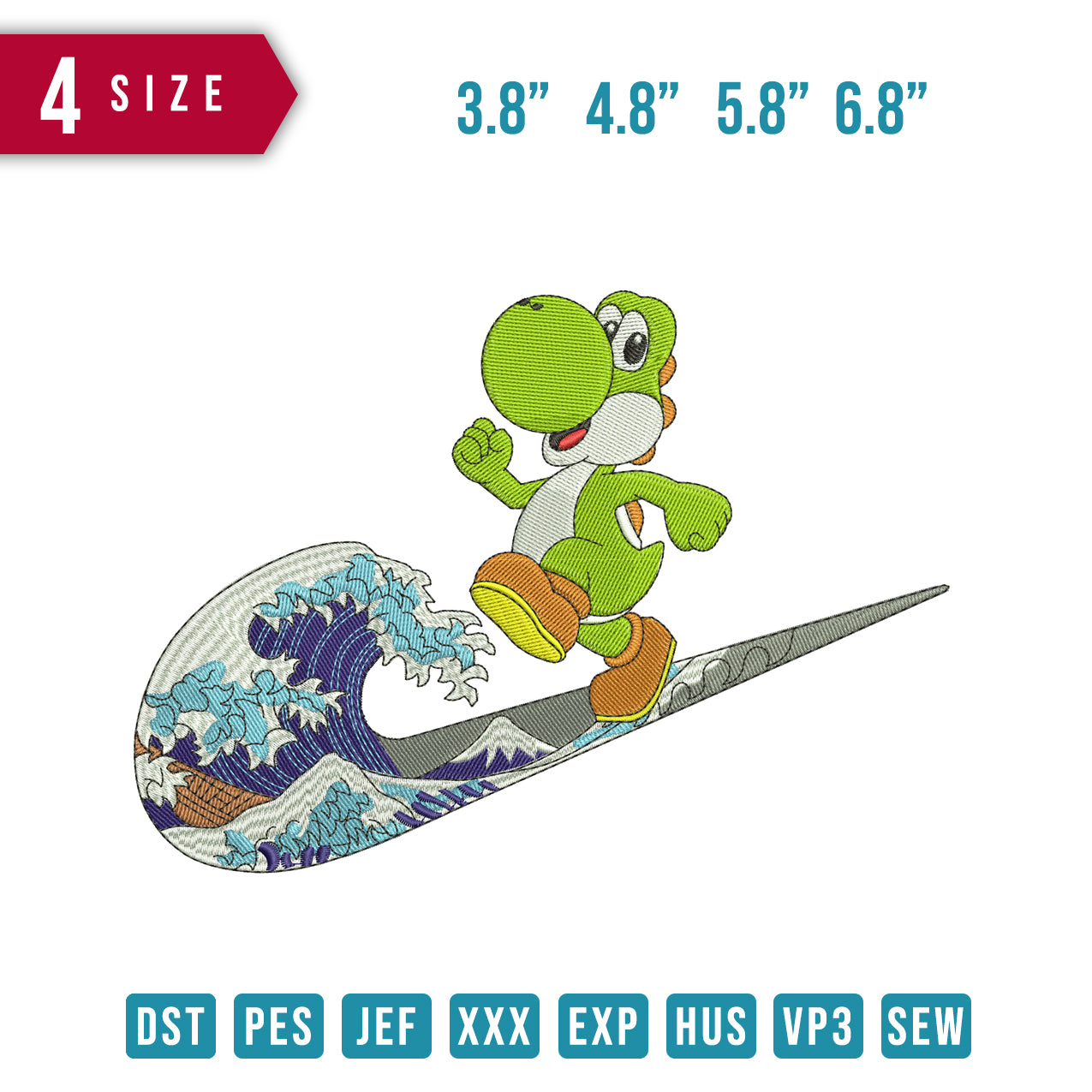 Swoosh Wave Yoshi