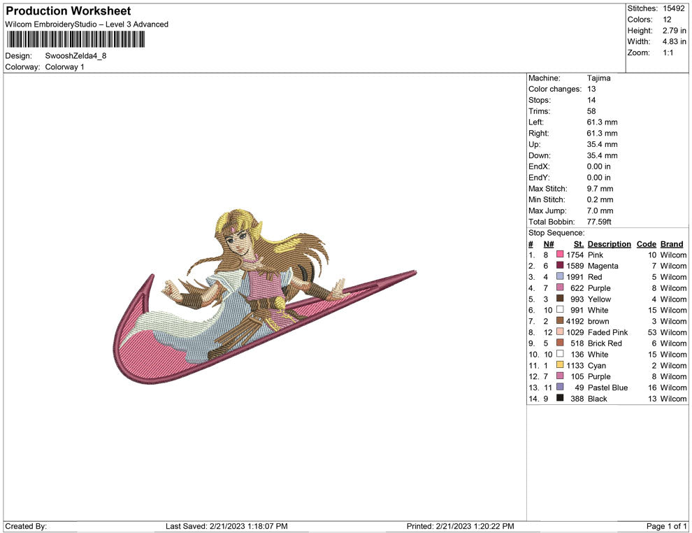 Swoosh Zelda