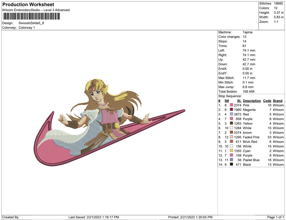 Swoosh Zelda