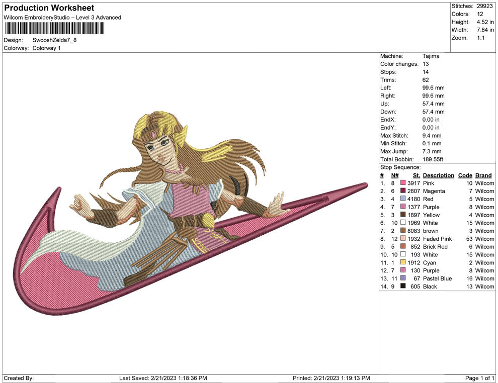 Swoosh Zelda