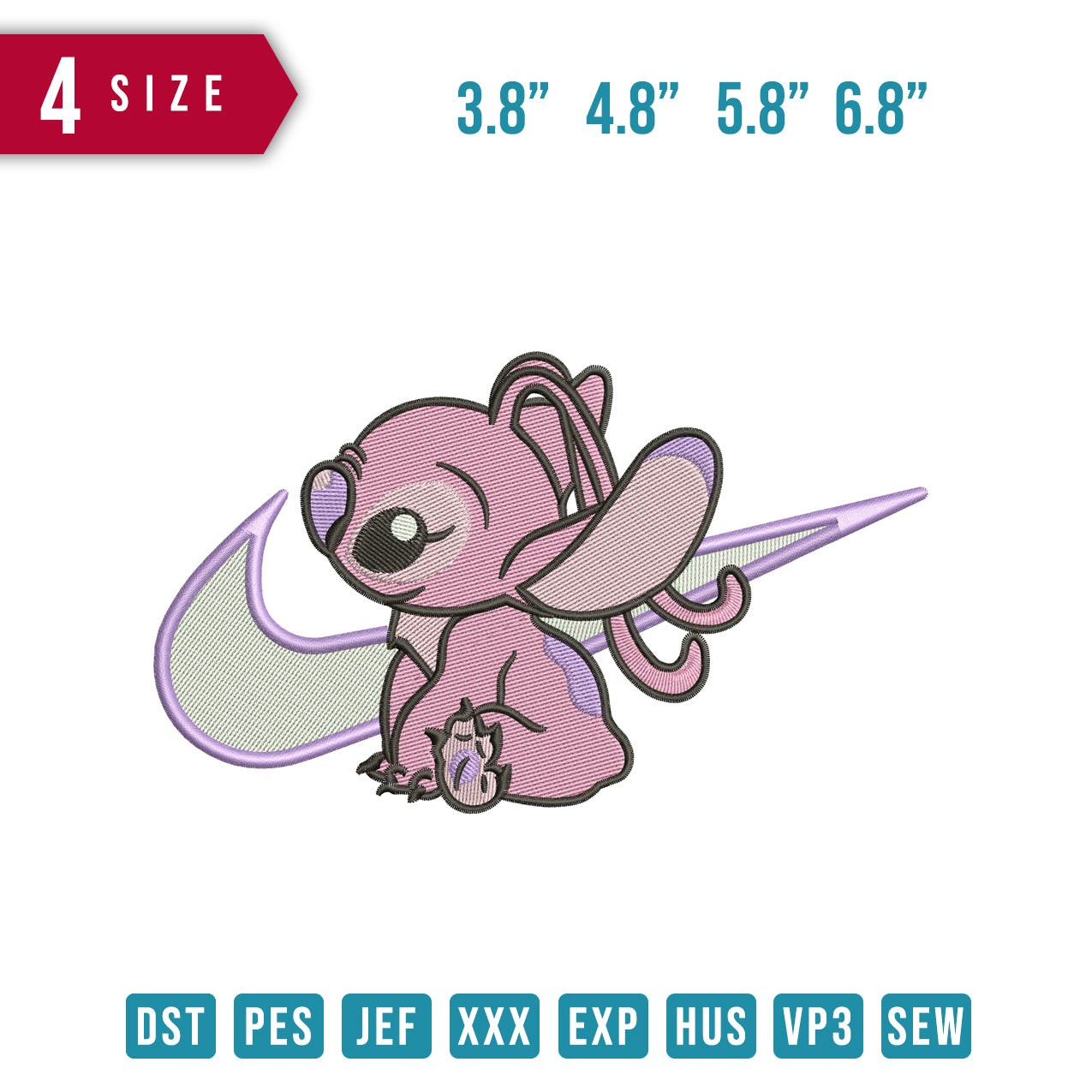 Swoosh Angel Pink