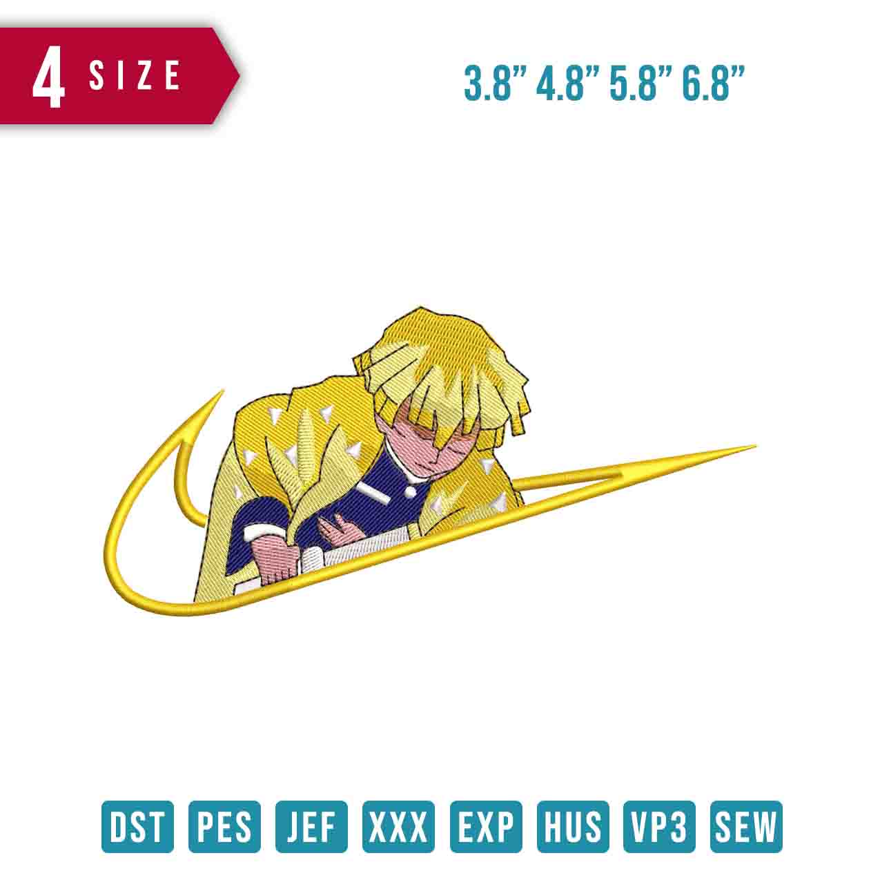 Swoosh No fill Zenitsu