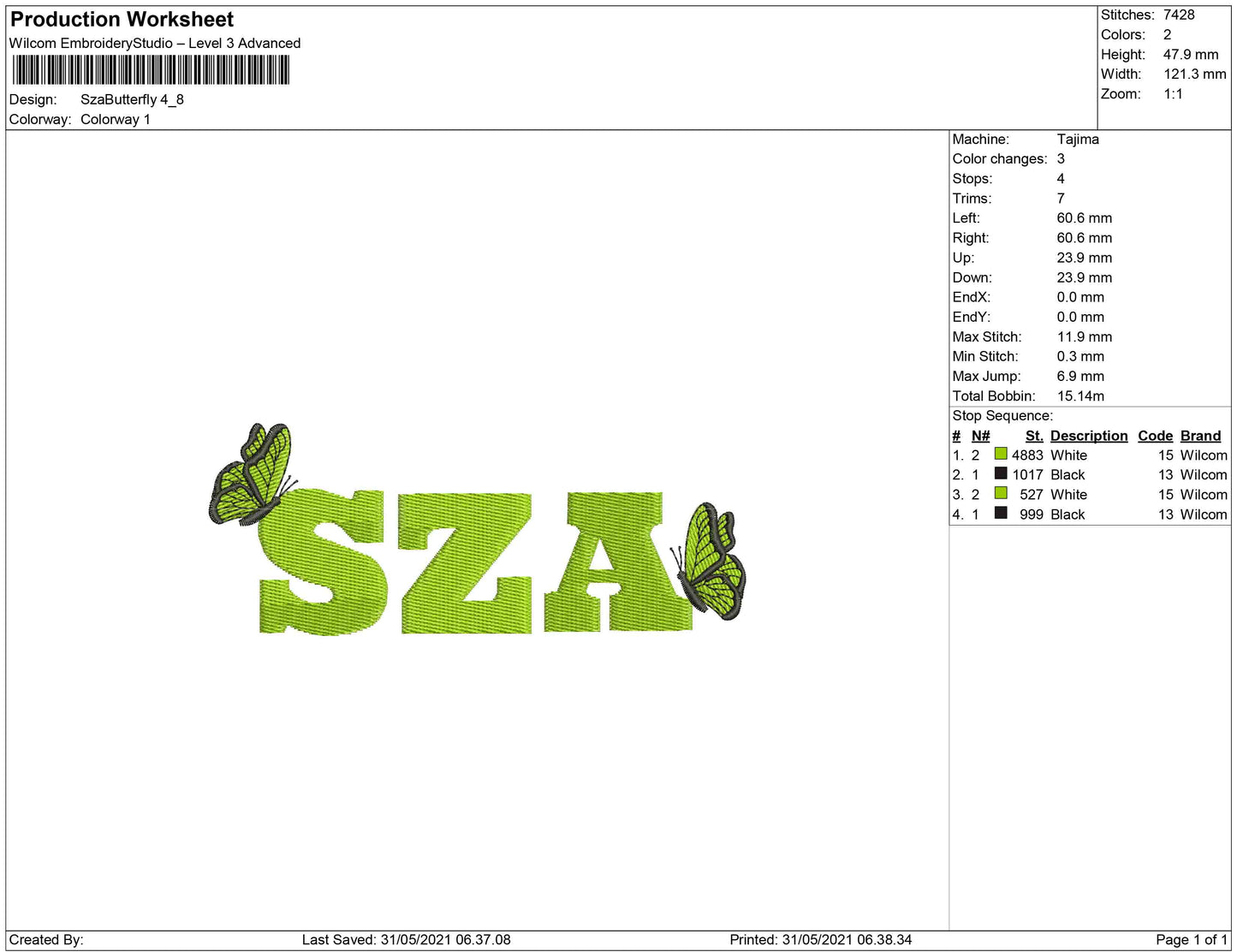 SZA butterfly