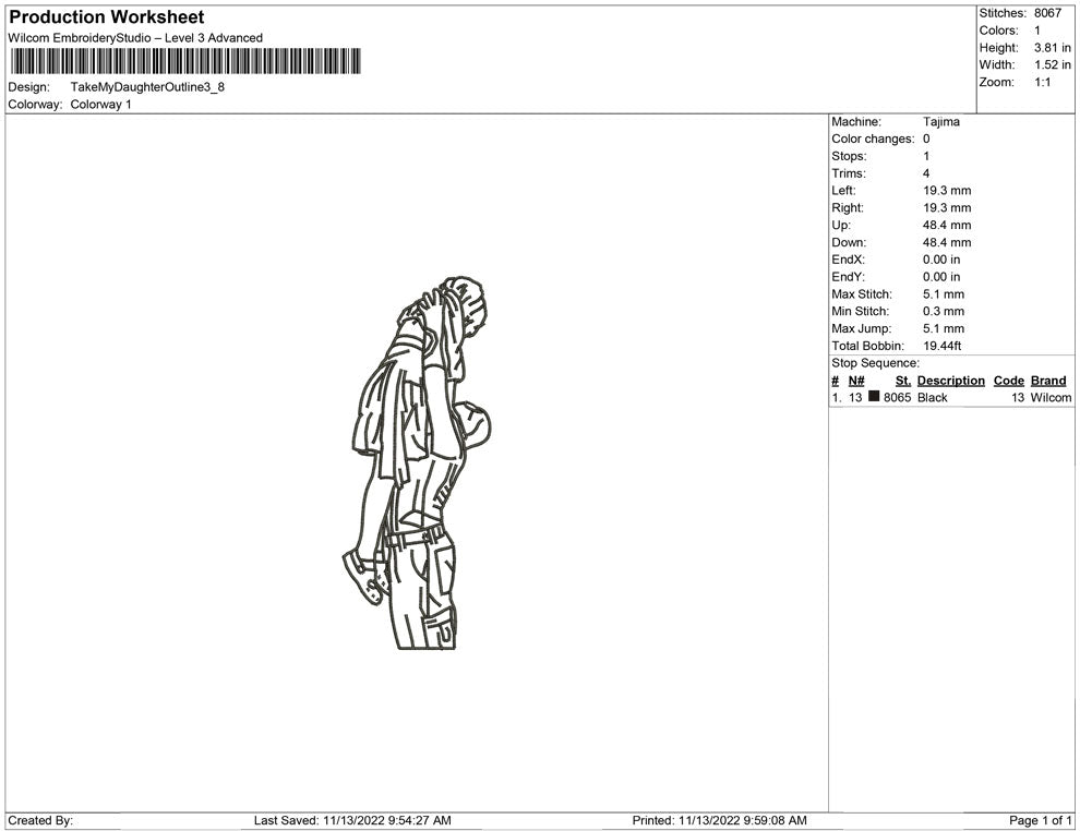 Take My Daughter outline